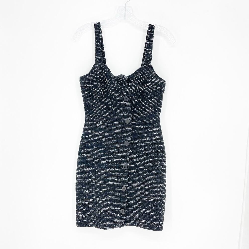Originality Sleeveless Tweed Mini Dress Size Small